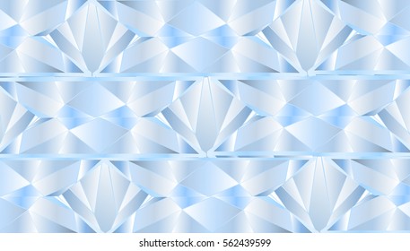 Brilliant diamond blue geometric texture structure vector  background