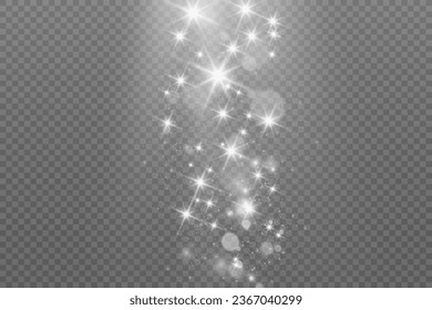 Brillanter Staub, Vektorglanz. Glitzernde glänzende Ornamente für den Hintergrund. Vektorgrafik.	

