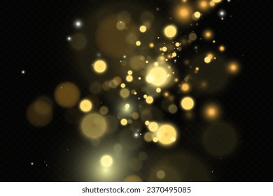 Brilliant dust vector shine. Glittering shiny ornaments for background. Vector illustration.
