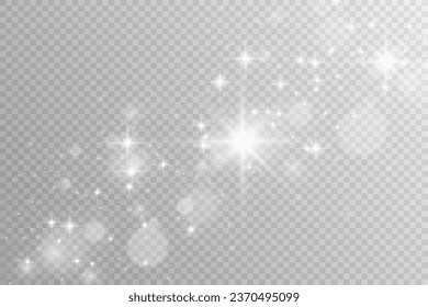 Brilliant dust vector shine. Glittering shiny ornaments for background. Vector illustration.
