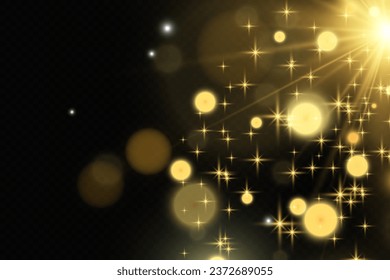 Brilliant dust vector shine. Glittering shiny ornaments for background. Vector illustration.	