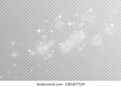 Brilliant dust vector shine. Glittering shiny ornaments for background. Vector illustration.