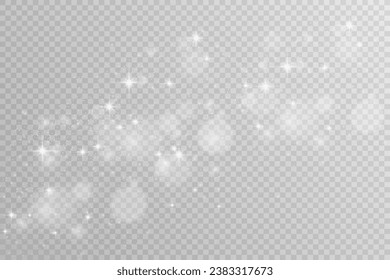 Brilliant dust vector shine. Glittering shiny ornaments for background. Vector illustration.