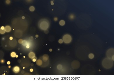 Brillante luz vectorial de polvo. Brillantes adornos brillantes para el fondo. Ilustración vectorial.	