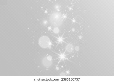 Brilliant dust vector shine. Glittering shiny ornaments for background. Vector illustration.	