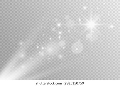 Brilliant dust vector shine. Glittering shiny ornaments for background. Vector illustration.	