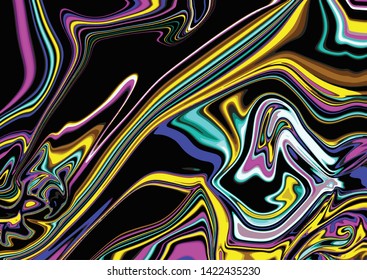 Brilliant dynamic backlighting abstract background, Vector illustration design with fluid, liquid color light shaping brightness and contrast swirls. For your innovative and intelligent background set