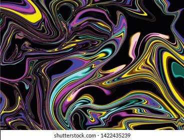 Brilliant dynamic backlighting abstract background, Vector illustration design with fluid, liquid color light shaping brightness and contrast swirls. For your innovative and intelligent background set