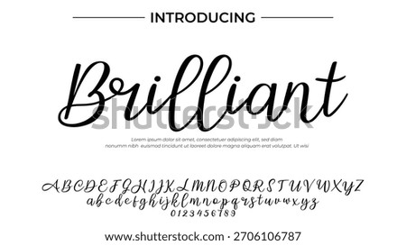 Brilliant - Elegant Script Font for Smooth Handwritten Design and Creative Typography