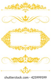 Brilliant Frame Page rules
Ornate frames, decorative ornaments, flourish and scroll elements