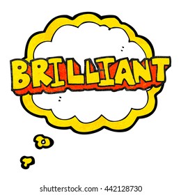 Brilliant Freehand Drawn Thought Bubble Textured Stock Vector (Royalty Brilliant Freehand Drawn Thought Bubble Textured Stock Vector (Royalty