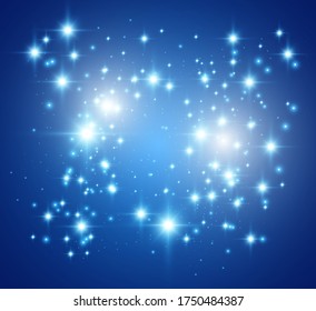 Brilliant gold dust vector shine. Glittering shiny ornaments for background. Vector illustration.