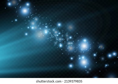 Brilliant gold dust vector shine. Glittering shiny ornaments for background. Vector illustration.
