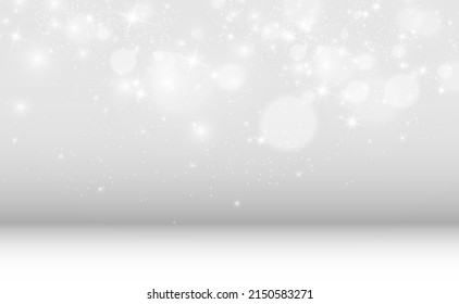 Brilliant gold dust vector shine. Glittering shiny ornaments for background. Vector illustration.