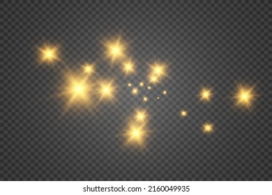 	
Brilliant gold dust vector shine. Glittering shiny ornaments for background. Vector illustration.	