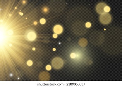 Brillante vectores de polvo de oro brillan. Brillantes adornos brillantes para el fondo. Ilustración vectorial.	