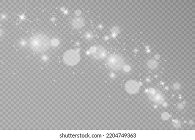 Brilliant gold dust vector shine. Glittering shiny ornaments for background. Vector illustration.	