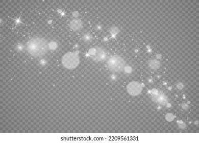 Brilliant gold dust vector shine. Glittering shiny ornaments for background. Vector illustration.
