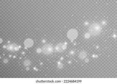 Brillante vectores de polvo de oro brillan. Brillantes adornos brillantes para el fondo. Ilustración vectorial.	
