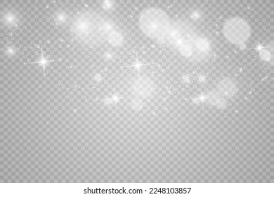 Brilliant gold dust vector shine. Glittering shiny ornaments for background. Vector illustration.	