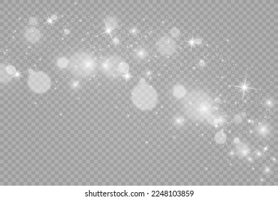 Brillante vectores de polvo de oro brillan. Brillantes adornos brillantes para el fondo. Ilustración vectorial.	