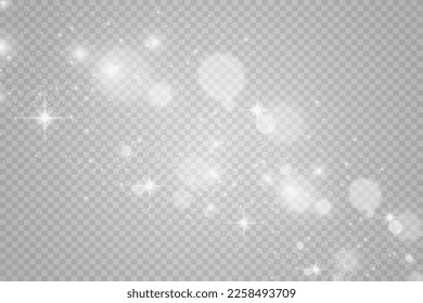 Brilliant gold dust vector shine. Glittering shiny ornaments for background. Vector illustration.	