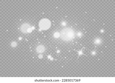 Brilliant gold dust vector shine. Glittering shiny ornaments for background. Vector illustration.	