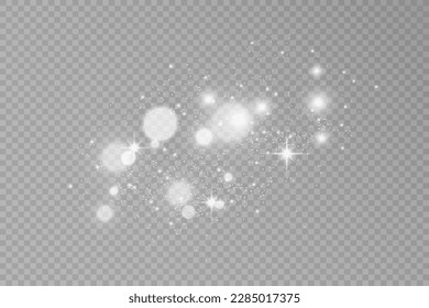 Brilliant gold dust vector shine. Glittering shiny ornaments for background. Vector illustration.	
