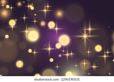 Brilliant gold dust vector shine. Glittering shiny ornaments for background. Vector illustration.	