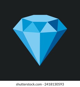 Diseño de iconos brillante. Diamantes sencillos y caros. Ilustración gráfica aislada con símbolos de gema. Cristal preciado en estilo de diseño vectorial