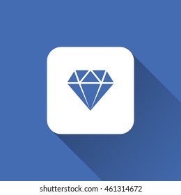 brilliant icon. flat design