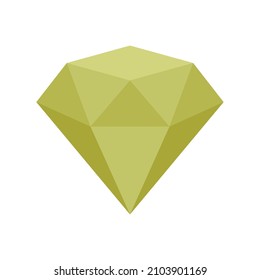 Brilliant icon. Flat illustration of brilliant vector icon isolated on white background