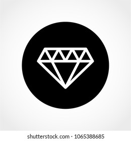 Brilliant Icon Isolated on White Background