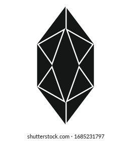 Un icono brillante. Ilustración simple del icono del vector brillante para el diseño web aislado en fondo blanco