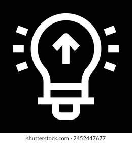 diseño brillante del Vector del icono de la idea