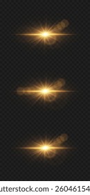Brilliant lighting and flash effects. Star and explosion effect.