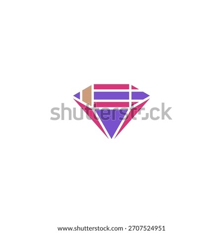 Brilliant pencil creative logo design.