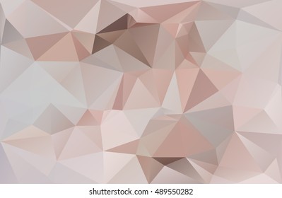Brilliant Polygons background texture, mosaic with pastel color vector illustration. For Modern background concept design : polygonal, triangular mosaic, abstract background in creative project design