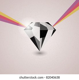 Brilliant retro background. Poster