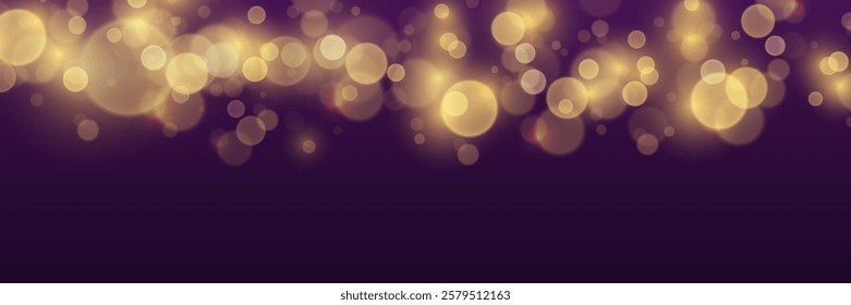 A brilliant sheen of gold dust and light. Sparkling shiny bokeh.
