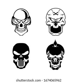 brilliant skull head art package