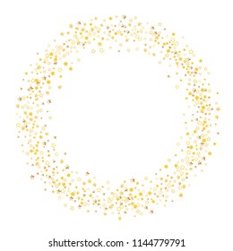 Brilliant stars. A glittering image. Flirty confetti