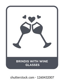 brindis with wine glasses icon vector on white background, brindis with wine glasses simple element illustration