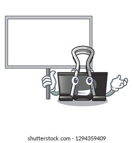 Bring board binder clip in the character shape