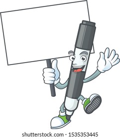 Bring board black white board marker for writing.