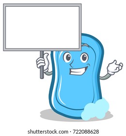 Bring board blue soap character cartoon