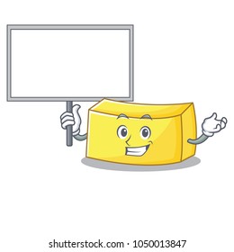 Bring board butter character cartoon style