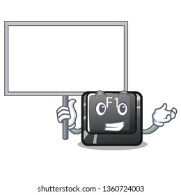 Bring board button f1 isolated in the mascot