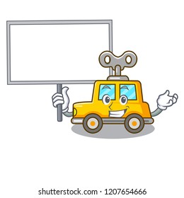 Bring board character clockwork car for toy children