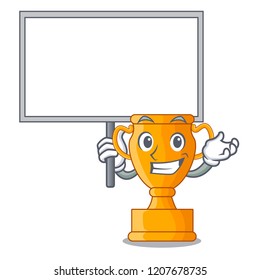 Bring board character gold trophy award for competition